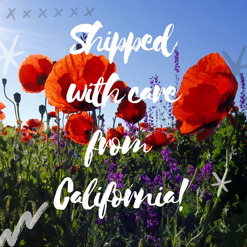 Shipped with care from California!